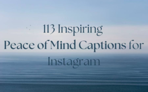 Peace Captions For Instagram